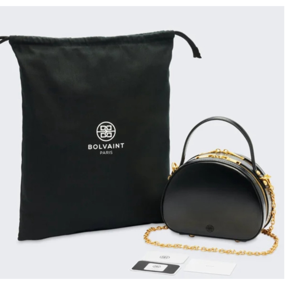 Bolvaint Small Black Purse Gold Chain Strap Shoulder Bag Kentucky Derby Style - Picture 11 of 12